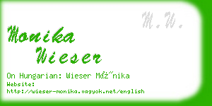 monika wieser business card